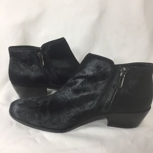Sam Edelman Black Fur Bootie 8